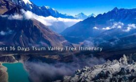 Tsum Valley Trek Itinerary